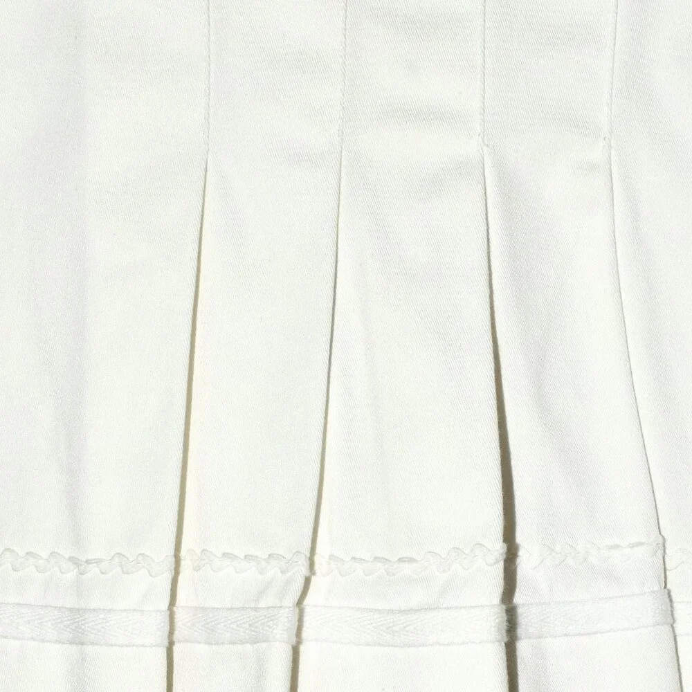 Hartstrings Pleated Nautical White Skort - Size 8